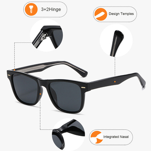 Lunettes de soleil polarisées pour hommes en acétate de haute qualité 3+2 avec charnières robustes, pour la pêche, en TR90 - Product Image 4