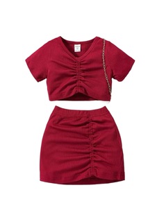 Para <span class=keywords><strong>Shein</strong></span> Venta Directa <span class=keywords><strong>Vestidos</strong></span> Casuales para Niños de Fábrica al Por Mayor para Niños y Niñas Comercio Exterior Transfronterizo Mercancía Varia Baja - Product Image 6