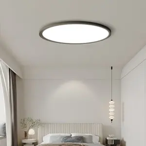Modern Ultra ince akıllı monte yatak odası oturma odası için tavan ışık fikstürleri yuvarlak Led tavan ışıkları