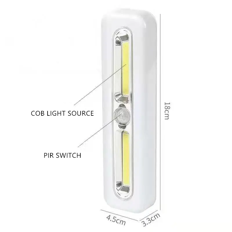 USB recargable inteligente detección de movimiento luz activada por inducción LED gabinete luz interior iluminación nocturna