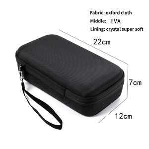 Biểu Tượng Tùy Chỉnh Màu Đen Không Thấm Nước Chống Sốc EVA Ổ Cứng Mang Trường Hợp Đối Với <span class=keywords><strong>PC</strong></span> Điện Tử Phụ Kiện Dữ Liệu Cáp Du Lịch Cắm Trại - Product Image 2