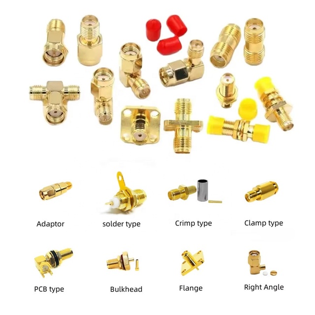 Customized SMA to SMA Connector Male to Female RPSMA Connector RF Adapter