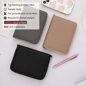 Yihe, superventas, 24 colores, oro en relieve A7, carpeta de cuero de guijarros, organizador de presupuesto, dinero/efectivo/billetes, productos de archivo de hojas voladoras - Product Image 1