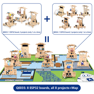 مجموعة حلول منزلية ذكية للمدرسة من ACEBOTT سلسلة حلول تعليمية مع مورد تعليمي لآردوينو ESP32 - Product Image 3