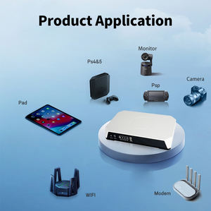 <span class=keywords><strong>SKE</strong></span> Mini DC UPS avec batterie 20000mAh LiFePO4 USB 5V 3A DC 9V 12V 3A POE 24V 0.8A 36W pour caméra de vidéosurveillance WIFI routeur monophasé - Product Image 6