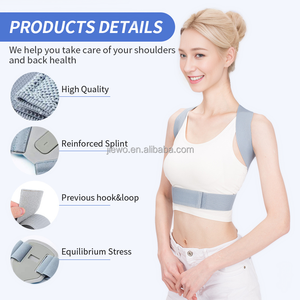 Vente flash : Correcteur de posture réglable avec sangles claviculaires avant, soutien dorsal pour soulager la douleur et la protection - Product Image 5