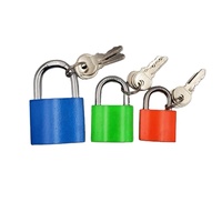 Clé normale de 38mm cadenas de fer coloré bon marché vert bleu rouge de haute qualité cadenas bon marché