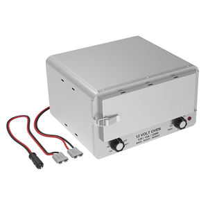 Horno <span class=keywords><strong>microondas</strong></span> portátil de acero inoxidable, horno eléctrico de 12V para viaje, para acampada - Product Image 1