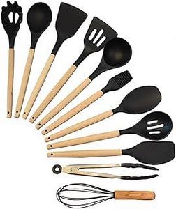 Utensilios de Cocina de Silicona - Juego de Utensilios de Cocina - 446 ° Juego de Utensilios Resistentes al Calor F, Accesorios de Cocina para Utensilios Antiadherentes, Libres de BPA - Product Image 2