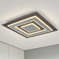 Plafonnier LED carré moderne, luminaire minimaliste pour chambre à coucher, salon, cuisine