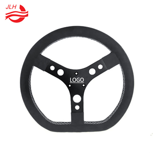Volant de course universel 350 mm avec grip Alcantara personnalisé, 3 boulons, directement de l'usine, pour simulateurs de course et voitures de course - Product Image 1