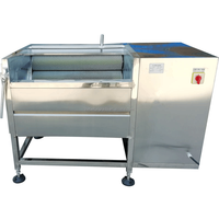 Industriële Fruit En Groente Schoner Dunschiller Machine Borstel Zoete Aardappel Wasmachine Voor Verkoop