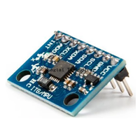 GY-521 MPU-6050 Sensor Gyro Analog 3-Axis Akselerometer 3-Axis Modul 6DOF Skema dengan Kode