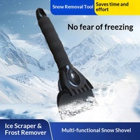 Grattoir à glace pour voiture, pelle à neige, outil de dégivrage automatique du pare-brise, outil de nettoyage de la neige pour l'hiver, accessoires de voiture, pelle à neige