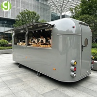 Remorque alimentaire écologique en aluminium et fibre de verre Goeasy Turnkey pour entreprise de restauration mobile