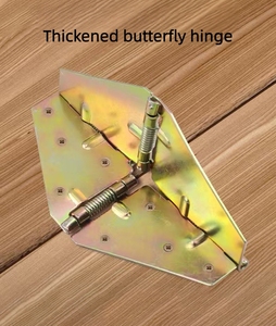 <strong>Round</strong> Table Flip <strong>Hinge</strong> Spring Cross Dining Table Flip <strong>Hinge</strong> Furniture Hardware Folding butterfly <strong>Hinge</strong> - Product Image 6