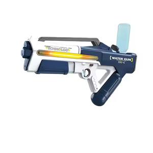 ピストラ・デ・アグア電気マニュアルポンプアップ2モード水銃ブラスターソーカー大人用オートリフィル2ボトル大容量 - Product Image 4