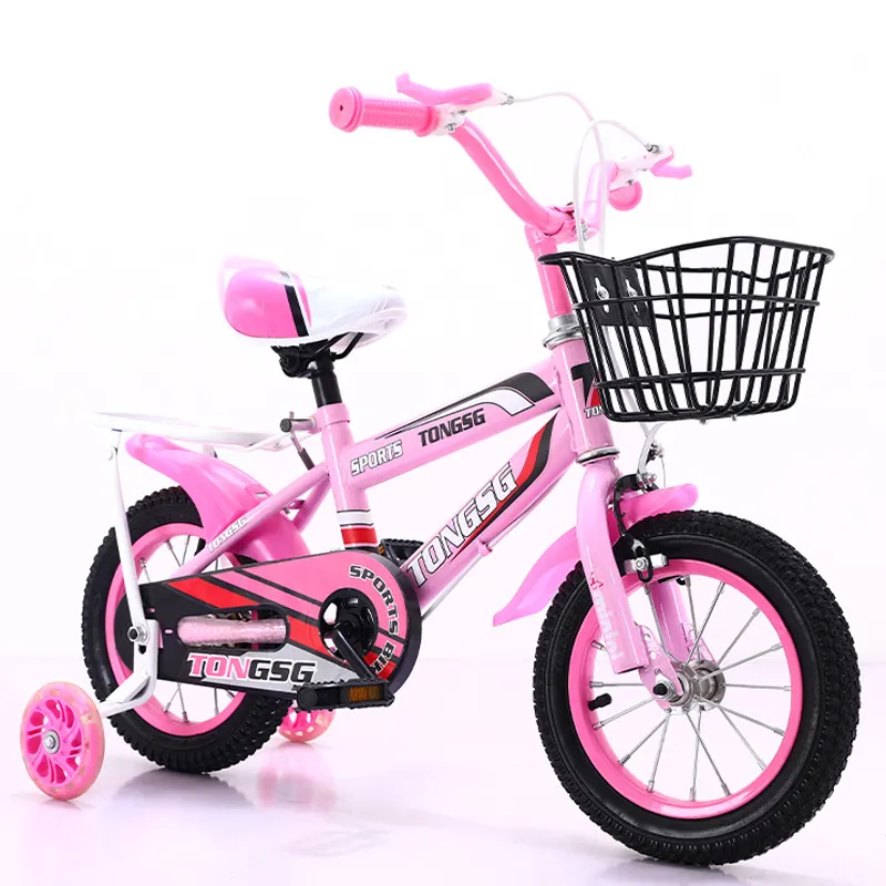 Велосипед детский с корзиной и колесами