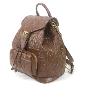 High Quality Quilted Multi Purpose Drawstring Flap <b>Backpack</b> for Women Multi Pocket Adjustable Strap Lightweight Travel Bag - Product Image 3
