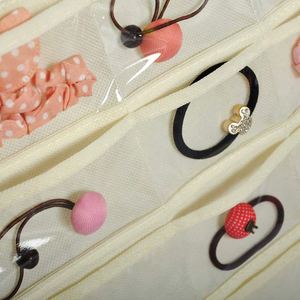 Double Sided Fabric Hanging Closet Organizer Multi-Pockets <b>Foldable</b> for Efficient Underwear Jewelry Storage <b>Wardrobe</b> Living Room - Product Image 4