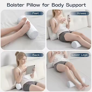 Oreiller cylindrique en mousse à mémoire de forme, <span class=keywords><strong>coussin</strong></span> de soutien multifonctionnel pour le cou, idéal pour soulager la douleur, parfait pour le sommeil et l'usage quotidien - Product Image 4