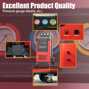 Nouveautés LANCEMENT Machine entièrement automatique de récupération de réfrigérant de <span class=keywords><strong>gaz</strong></span> AC de voiture R134a avec <span class=keywords><strong>prix</strong></span> d'usine - Product Image 5