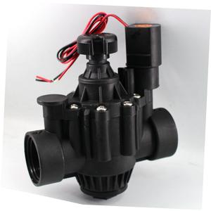 Válvula Solenoide Zanchen de 1.5 Pulgadas, 12V CC, para Sistema de Riego con Control de Flujo Unidireccional, Cuerpo de Plástico - Product Image 1