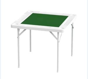 Table à cartes Domino en plastique noire polyvalente et moderne Mobilier d'extérieur pliable pour parcs hôtels halls ateliers entrepôts - Product Image 5