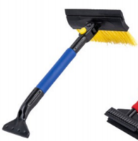 MK-S010  Nettoyeur de neige pour voiture à tête large de 45 cm, avec grande brosse de 20 cm + pelle à glace de 10 cm, manche télescopique, outil automobile d'hiver