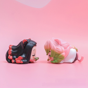 Figurines miniatures Chibi Cat DS en PVC, 6 pièces = 1 ensemble, 6,5 cm, figurines d'action mignonnes, ornements d'anime, cadeaux pour les fans de <span class=keywords><strong>manga</strong></span>, fête d'anniversaire - Product Image 5