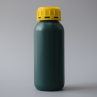 Bouteille en plastique HDPE de qualité chimique avec bouchon à vis, fermeture filetée, conteneur résistant aux solvants pour usage agricole, vente en gros, approvisionnement direct usine