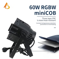 Nouvelle Lampe de Scène 60W Mini LED Par 2-en-1 IP33 Lumière Blanche Froide COB Blinder