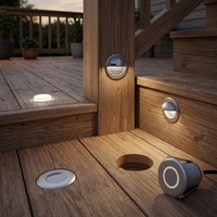 Lampe murale LED en aluminium pour extérieur, IP67, éclairage décoratif, spot LED pour clôture, escaliers, jardin et marches