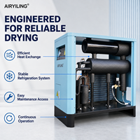 Sécheur d'air réfrigéré industriel 3,8 m³/min, air sec stable, conception compacte, faible perte de pression 0,02 MPa pour système de compresseur d'air