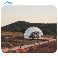 Tenda Kubah Geodesik Mewah untuk Hunian Resor