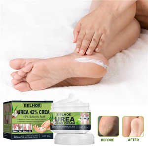 <span class=keywords><strong>Crema</strong></span> EELHOE per Mani e <span class=keywords><strong>Piedi</strong></span> con Urea e Aloe per Congelamento, Gravidanza, Smagliature, Cicatrici, Pelle Morta, Calli e Riduzione delle Dorsali, Etichetta Privata - Product Image 1