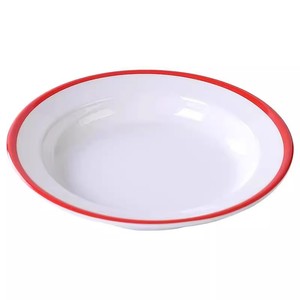 Plato de melamina estilo vintage Doble Felicidad, redondo, de color sólido, para comida caliente, comida callejera, vajilla para fiestas. - Product Image 5
