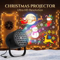 Projecteur LED Ultra HD pour les fêtes, lampe de projection paysagère, indice de protection IP33, garantie de 2 ans, pour les fêtes de Noël en intérieur/extérieur