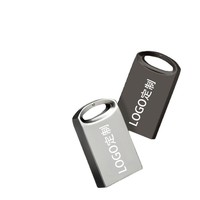 Mini clé USB en métal, clé USB haute vitesse, logo personnalisé, clé USB portable étanche pour le bureau/la voiture/les étudiants