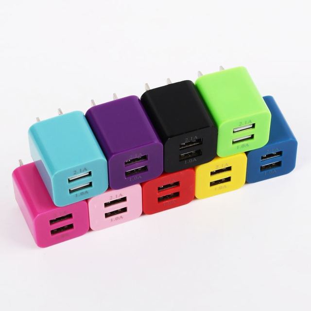 Cheapest Price USB Charger US Power Adapter 5W Dual Charger Mobile Phone Charger Smart Phones