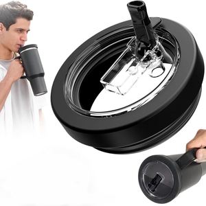 Nouveau couvercle en silicone premium pour gobelet Stanley, anti-fuite, accessoire de remplacement, vente en gros pour cadeaux et accessoires - Product Image 1