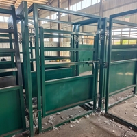 Corral de Alta Calidad para Ganado, de Acero Galvanizado Resistente, para Cría de Ganado Vacuno y Ovino, Ecológico y Fácil de Montar