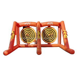 Jeu gonflable de simulation de lancer de hache de jeux de carnaval de hache d'enfants d'intérieur pour des locations de partie - Product Image 1