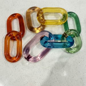 <b>Resin</b> Chain Links for Wall Hanging Decor Handmade Decorative Chain Modern Home Interior Accent Hotel Restaurant Custom Wholesale - Product Image 1