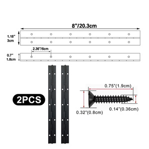 Nine Sun Acero inoxidable 201304 316 Heavy Duty Bisagra de piano continua negra de 14 pulgadas - Product Image 2