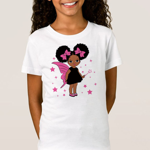 Dtf Ready to Press design di trasferimento di calore trasparente <span class=keywords><strong>Film</strong></span> Logo personalizzato carino nero bambina adesivo di trasferimento di calore - Product Image 4