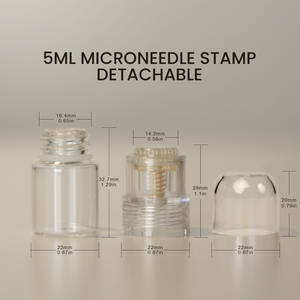 Dispositivo de Microneedling Indoloro con Agujas de Oro 24K de 20 Pines (0.25-0.5mm) ISO 13485, Rodillo <span class=keywords><strong>Derma</strong></span> para Cabello - Product Image 4