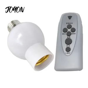 E26 E27 Wireless Remote Control Lamp Bulb Holder Dimmable Socket 220V Bulb LED Night Light with Timer Lamp Base