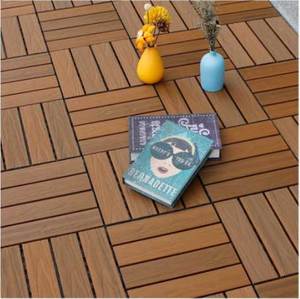 Oushe balcon extérieur jardin <span class=keywords><strong>terrasse</strong></span> épissage plastique plancher de <span class=keywords><strong>bois</strong></span> extérieur emboîtement Wpc carreaux de <span class=keywords><strong>terrasse</strong></span> - Product Image 2