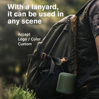 2025 haut-parleur bluetooth portable chaud coloré 300mah mini haut-parleur puissant pour l'extérieur du bureau en utilisant